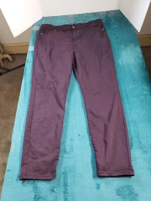 Buffalo Jeans Sz 16 Womens Purple Pants Stretch High Rise Hanna Soft Skinny - Image 1 of 4