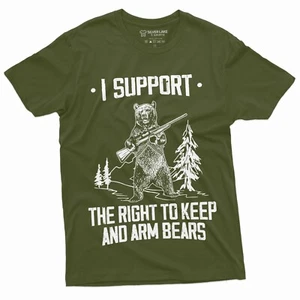 Para hombres Segunda Enmienda Derecho a Mantener y Brazo Divertida Camiseta Pistola Profesional Camiseta - Imagen 1 de 9