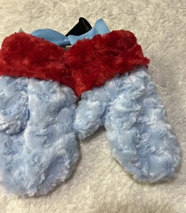 Spirit Tales Sz L Womens Mittens Blue Red Lined Super Soft New - Picture 1 of 12