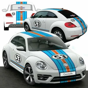 HERBIE 53 NEW BEETLE RACING LE MANS STICKER KIT DEKO CHOUPETTE 53 GOLF - Bild 1 von 2