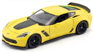 CHEVROLET Corvette Z06 - 2017 - yellow - WELLY 1:24 - Picture 1 of 6
