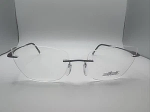 Silhouette 5561 LE 4040 56/17 140 Purple Metallic Rimless Frames 1004 - Picture 1 of 24