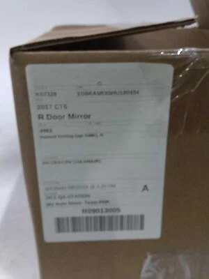 Espelho de porta direita usado serve: 2017 Cadillac Ct6 manual dobrável opcional DWK grau direito - Imagem 1 de 4