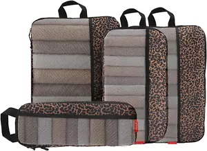 4 Set Compression Packing Cubes - Ultralight Travel Organizers with Laundry Bag, - Picture 1 of 12