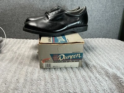 NOS Vintage Black Dunoon Red Wing USA Work Oxford Men's Size 12 C (#65) - Image 1 of 4