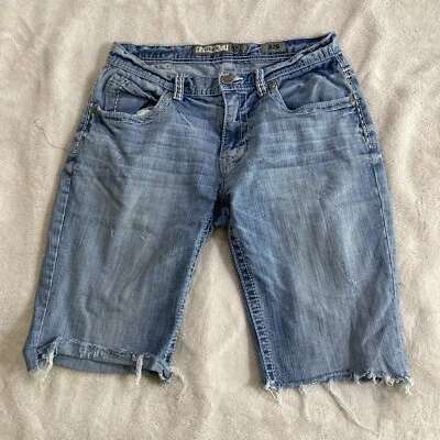 BKE Derek Denim Jean Shorts Mens 32R Cut Back Pockets Distressed Casual Grunge - Image 1 of 4
