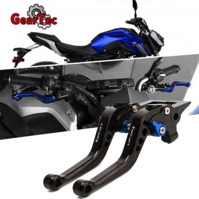 Palancas de embrague de freno de aluminio CNC para Yamaha MT07 MT 07 FZ07 2014-2022 2020 2019 Foto 1 de 4