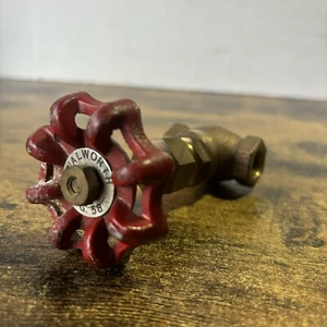 Vintage Walworth Fig. 58 1/4” Gate Valve 1/4 W 125 - Made In USA - Picture 1 of 9