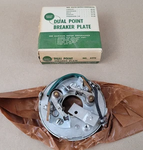 NOS ROEMER A270 DUAL POINT BREAKER PLATE 1937-52 STUDEBAKER CADI BUICK PONTIAC - Picture 1 of 6