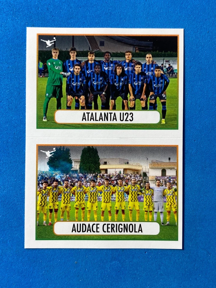 Figurine Calciatori Panini 2025-26 2026 n.605 Squadre Atalanta U23/Cerignola - Immagine 1 di 1