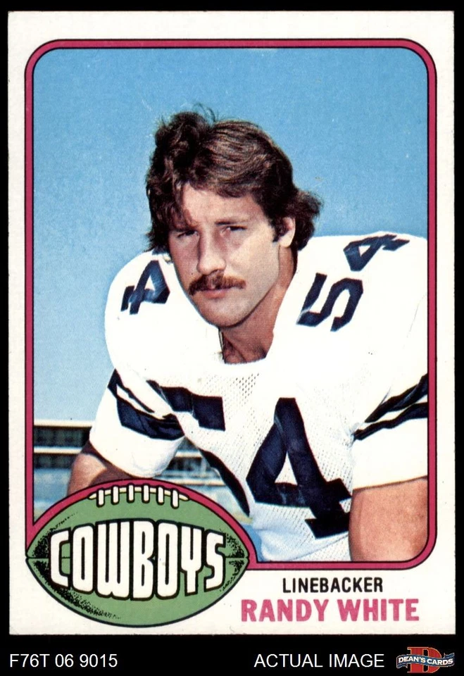 1976 Topps #158 Randy White  Cowboys RC HOF Maryland  6 - EX/MT - Image 1 of 1