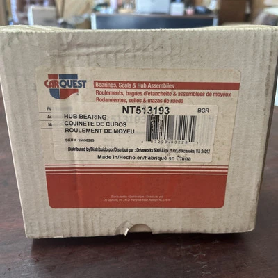 CARQUEST/Drive Works NT513193 - Conjunto de cojinete de rueda y buje, delantero Foto 1 de 4