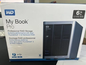 WD My Book Pro 6 TB I Gebraucht I Funktioniert I Super Zustand!! - Afbeelding 1 van 3