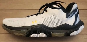 Under Armour Spawn 4 Mid Basketball-Laufschuh Gr. 12,5 3025345-100 weiß schwarz - Bild 1 von 8