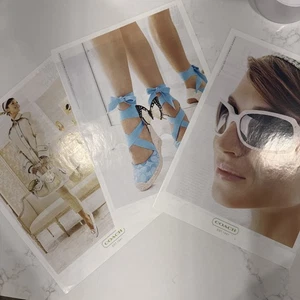 2000s • Coach 3 page print ad • Y2K Fashion handbags sunglass 2005 • ADS.57 - Picture 1 of 5
