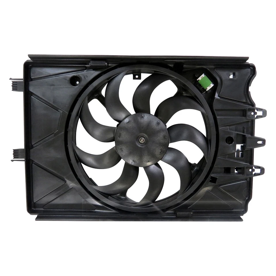 For Fiat 500L 2014-2019 TYC 623560 Dual Radiator & Condenser Fan Assembly Foto 1 de 2