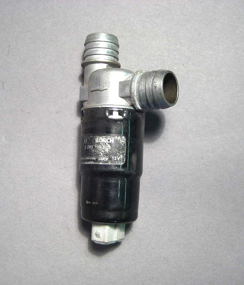 1985-1993 BMW Bosch Idle Control Valve ICV IAC L-Shaped E30 E28 E24 E34 Factory - Image 1 of 2