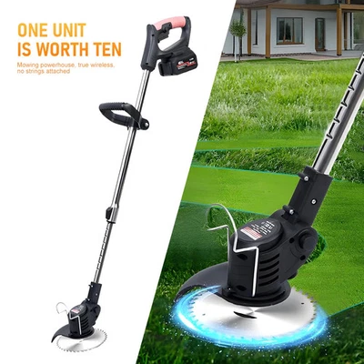 Weed Mower Lawn Trimmer Multifunctional Portable Electric Cutting Machine Garden - Image 1 of 4