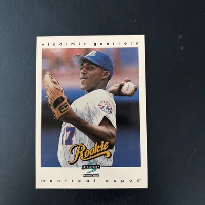 1997 Pontuação Vladimir Guerrero #489 Montreal Expos cartão de beisebol quase perfeito +/- - Imagem 1 de 2