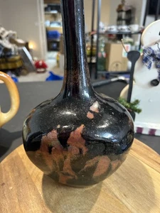 Artist Signed studio pottery by Shellie Zimmerman Brooks, "Bamboo Vase" - Picture 1 of 3