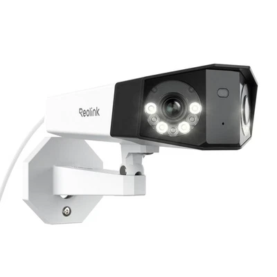 4K PoE Security Camera System, Home Outdoor IP Camera in 180 Degree Viewing A... - Image 1 of 4