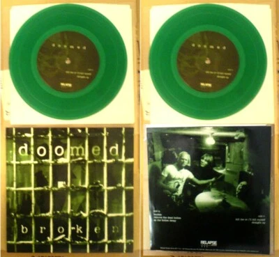 ОБРЕЧЕННЫЙ Сломанный 7"EP ВСКРЫТИЕ АБСЦЕССА Жестокая Правда заклинание импетиго роттревор - Изображение 1 из 3