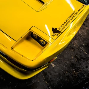 2x NERV Eva God Gehirn Shinji Ikari Rei Ayanami Asuka Seele Angel Vinyl Sticker - Picture 1 of 2