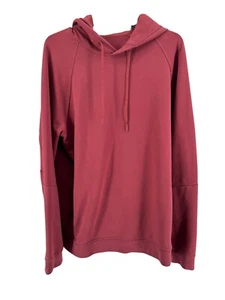 Sudadera con capucha de felpa francesa Lululemon para hombre roja rosa City Sweat talla XL - Imagen 1 de 5