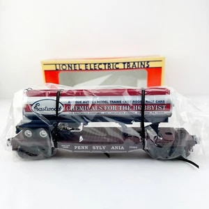 Lionel 6-52083 Vintage Eastwood Chemicals Tanker con auto piatta come nuova mai usata NUOVO - Foto 1 di 14
