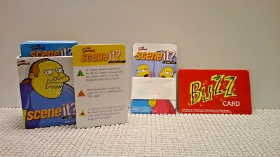 The Simpsons Scene It 2009 DVD Game Replacement Parts 175 Trivia Cards - Image 1 of 4
