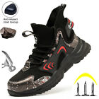 Womens High Top Steel Toe Safety Shoes Work Boots Sports Hiking Sneakers size