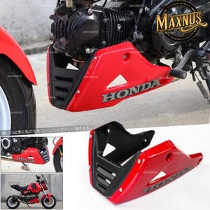 MAXNUS RED BELLY PAN UNDER FAIRING GUARD TRIM COVER FIT HONDA GROM 125 2021-2024 - Picture 1 of 15