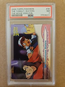 Topps Pokemon the Movie 2000 - #30 The Tumultuous Waters PSA 7 - Pop 1!