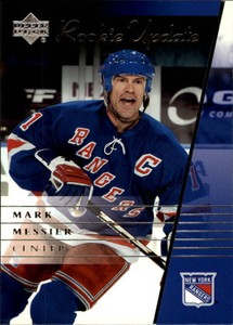 2002-03 Upper Deck Rookie Update Rangers Hockey Card #67 Mark Messier