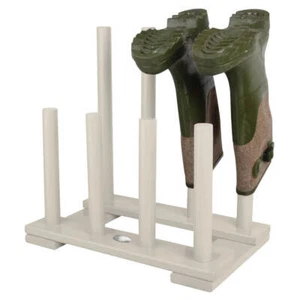 Portabotas Esschert Design blanco madera de pino - Imagen 1 de 2