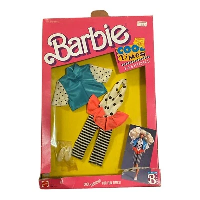 3323 Barbie 1988 Barbie Cool Times Fashion Outfit Clothing Collectible NIP - Image 1 of 2