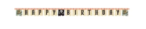 Pirates Map Joint Happy Birthday Banner 8.5 Ft - Picture 1 of 3