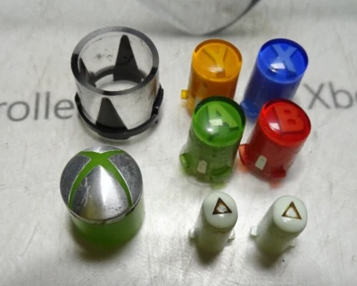 Microsoft Xbox 360 Controller ABXY & Guide w/Start &Back Buttons-Just OK-Intact - Image 1 of 4