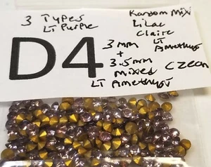 Vtg Crystal 3mm 3.5mm Sparkly & Old Rhinestone Czech + Jewelry Craft Repair 2008 - Picture 1 of 56