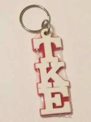 Tau Kappa Epsilon Keychain Key Ring Letters Key Chain - Image 1 of 2