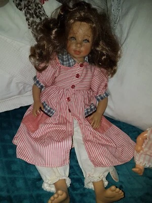 poupee  la "Bambola made in spain " vinyl 55 cm  - Photo 1/2