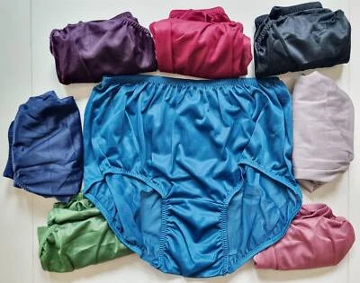 Lotto slip mutandine nylon taglie forti XXXL US10 slip intimo unisex morbido comodo sciolto - Immagine 1 di 4