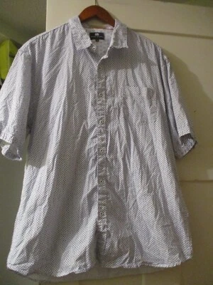 Camisa Michael Brandon Abotonada Para Hombre Talla XXL Azul y Blanco ENVÍO GRATUITO Foto 1 de 4