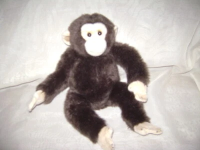 Webkinz Signature CHIMPANZEE WKSS2007 GANZ  PLUSH STUFFED TOY BROWN NO CODE - Image 1 of 4
