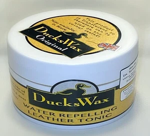 DucksWax Leather Boots Shoes Jackets Wax Dubbing Waterproof Protector Care 100ml - Picture 1 of 9