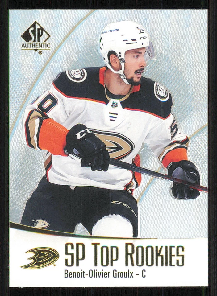 2021-22 SP Authentic Top Rookies #TR5 Benoit-Olivier Groulx - Image 1 of 2