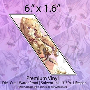 Raphtalia Anime Waifu Kawaii Lewd Window JDM vinyl decal car bumper sticker - Picture 1 of 2