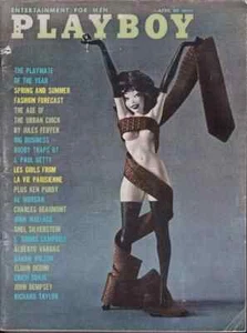 Vintage PLAY BOY MAGAZINE April 1961 - Centerfold NANCY NIELSON (VG inside) - Picture 1 of 1