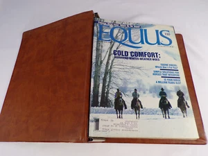 Vintage EQUUS Magazines w/Binder Full Year Dec 1986-Nov 1987 #110-12I issues B25 - Picture 1 of 10