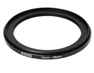 Stepping Ring 72mm - 58mm Step Down ring 72-58mm 72mm to 58mm ring - Picture 1 of 3